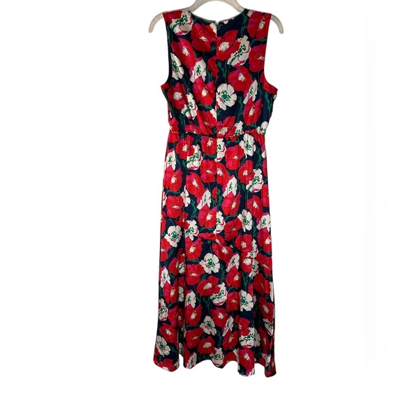 NWOT Sam Edelman Crossover V-Neck Floral Flowy Sleeveless Dress - Picture 6 of 11